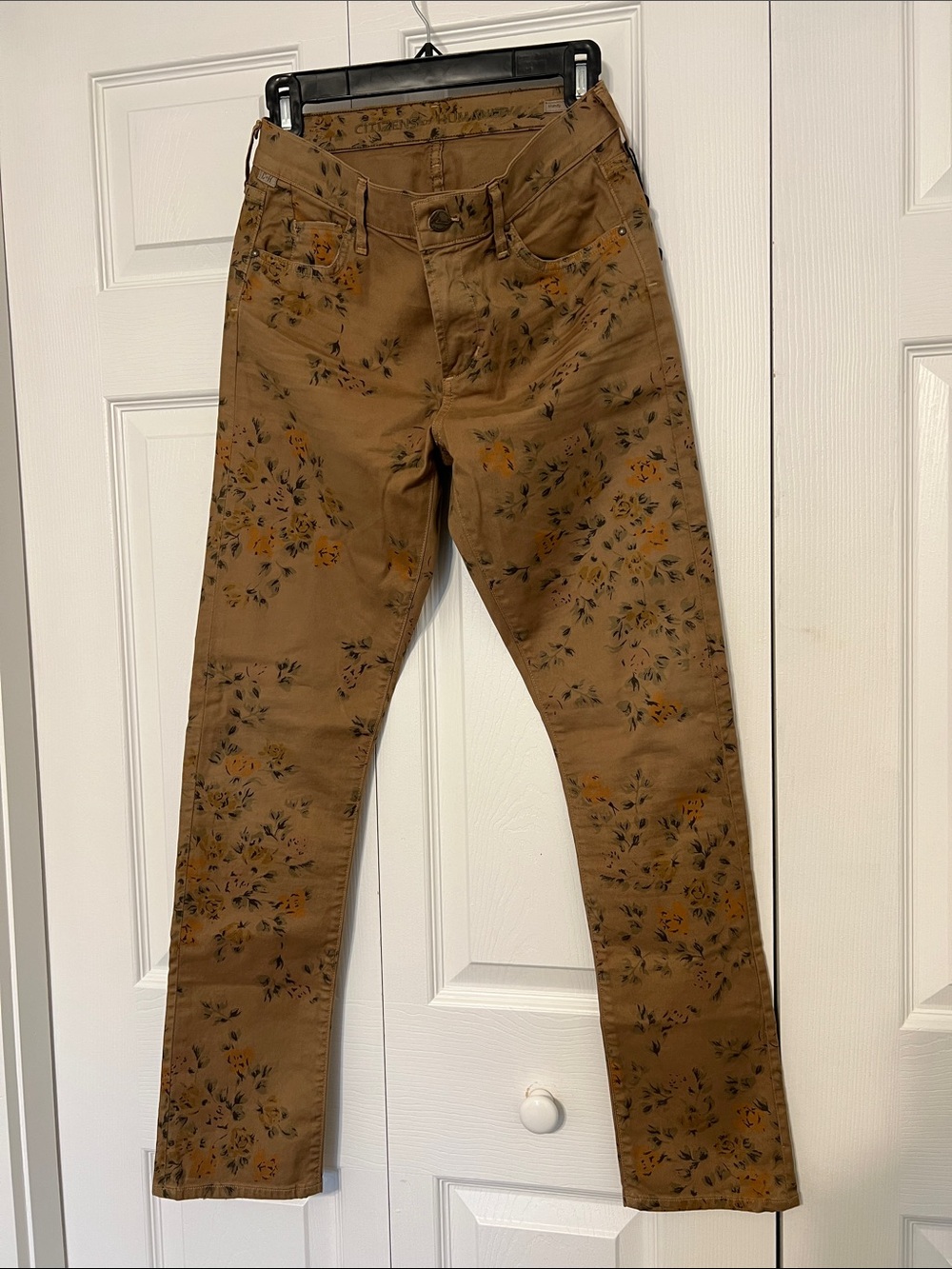 New Citizens of Humanity Brown Floral Women’s Pants